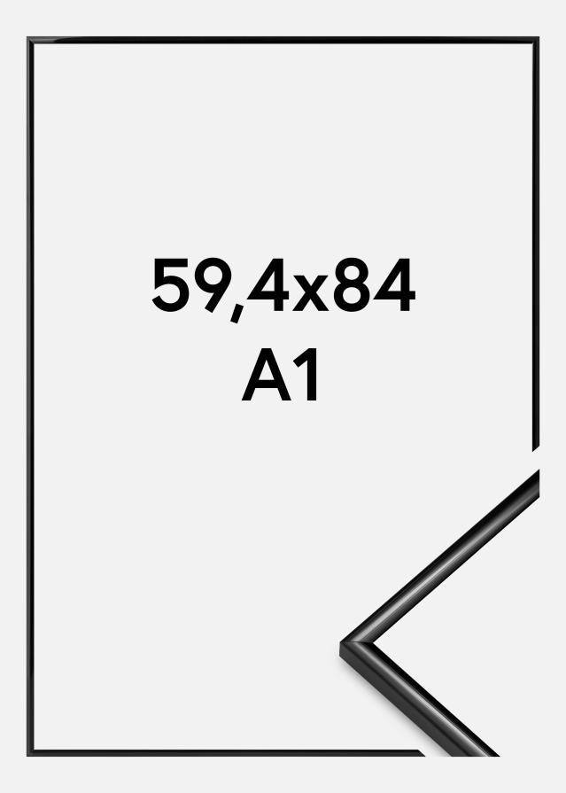 Cornice Scandi Vetro acrilico Nero 59,4x84 cm (A1)