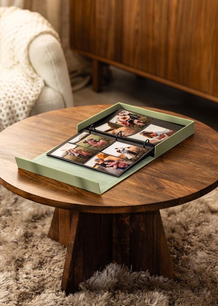 KAILA HI LITTLE ONE Menta - Coffee Table Photo Album (60 Pagine nere)