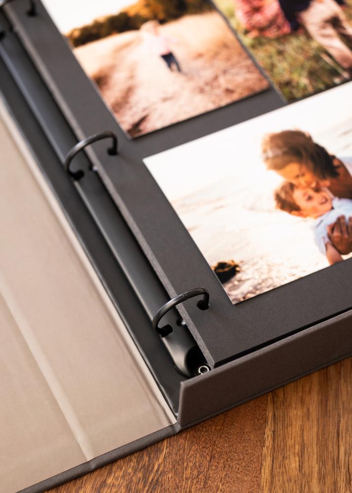 KAILA FAMILY Black - Coffee Table Photo Album (60 Pagine nere)