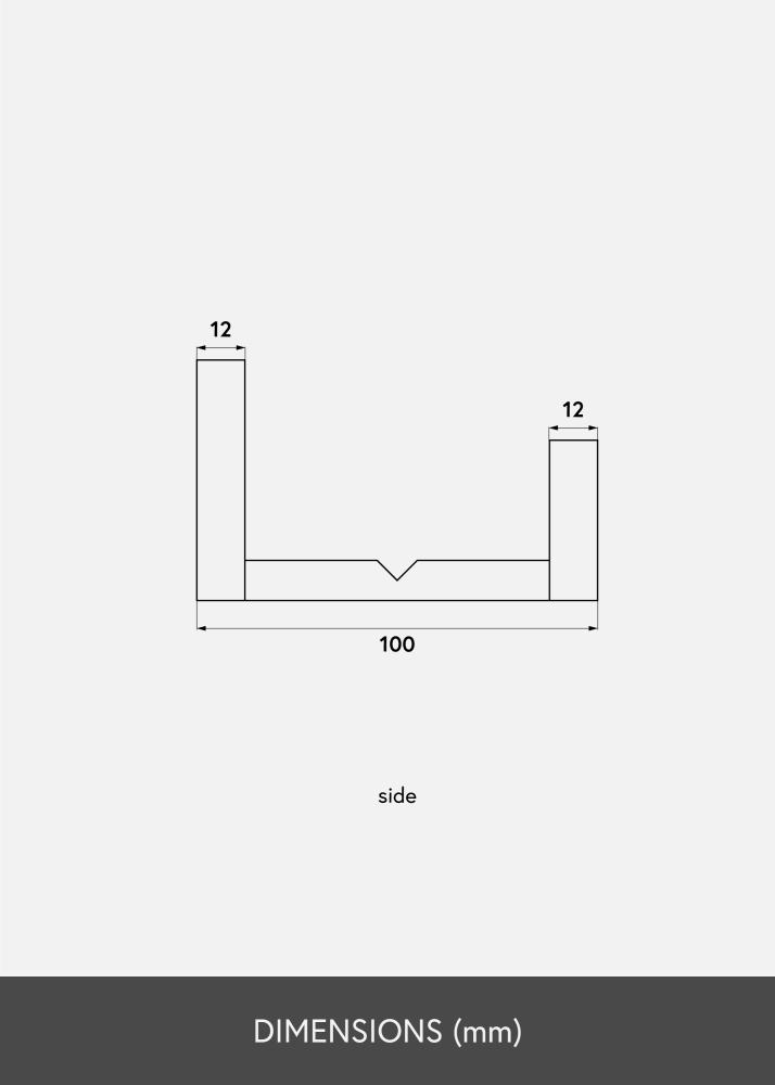 KAILA Mensola per Quadri Nera 90 cm