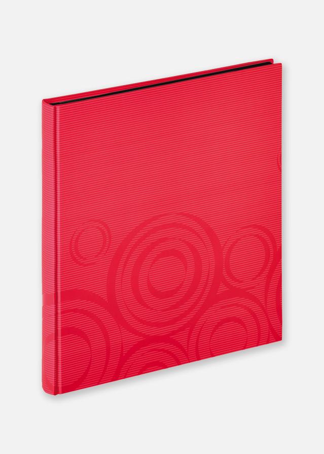 Orbit Rosso - 30x33 cm (40 Pagine nere / 20 fogli)