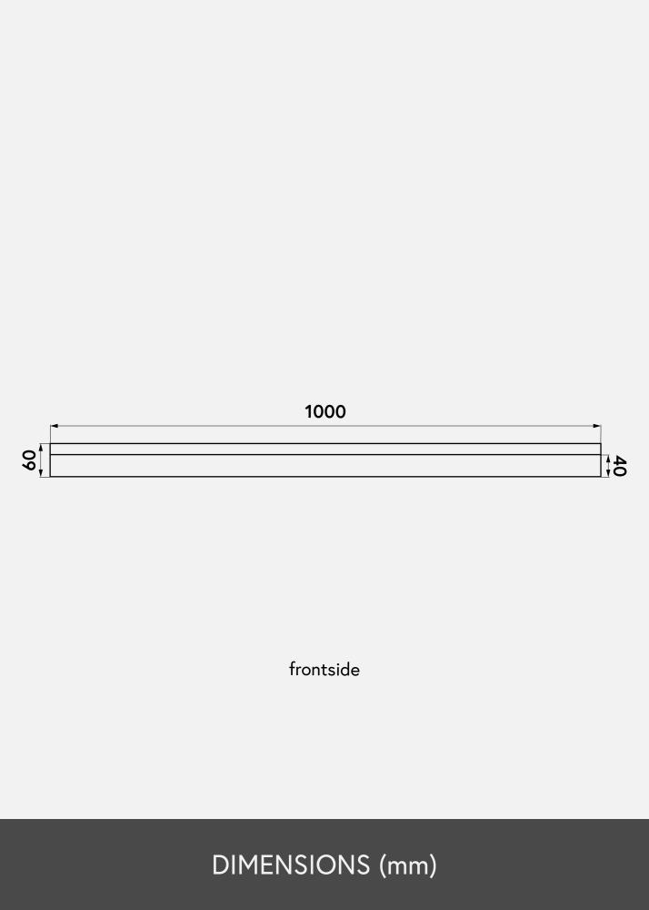 KAILA Mensola per quadri Bambù 100 cm