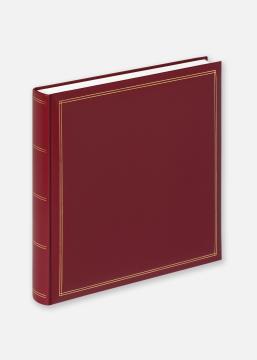 Monza Album Classic Rosso - 34x33 cm (60 Pagine bianche / 30 fogli)