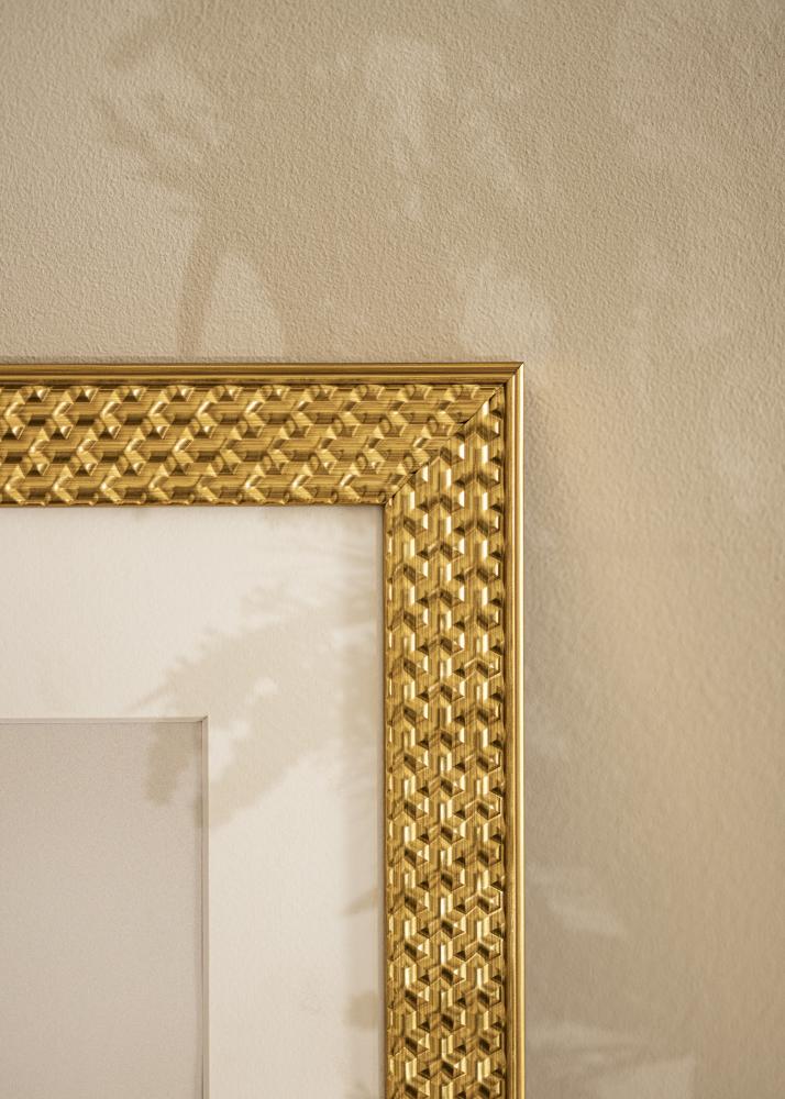 Cornice Grace Vetro acrilico Oro 50x70 cm