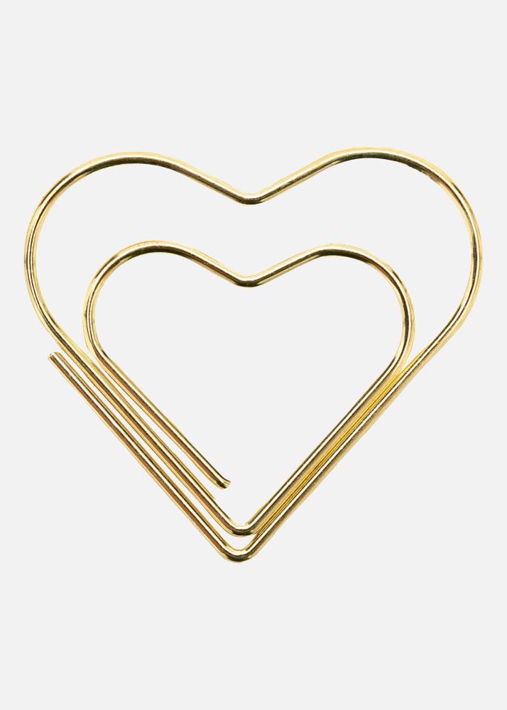 PAC Metallo Paperclip Heart Guld