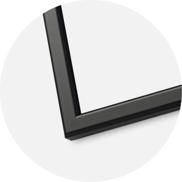 Cornice Slim Opaco Vetro antiriflesso Nero 15x15 cm