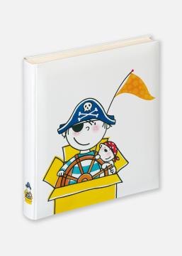 Album per bambini Pirat Asilo - 28x30,5 cm (50 Pagine bianche / 25 fogli)