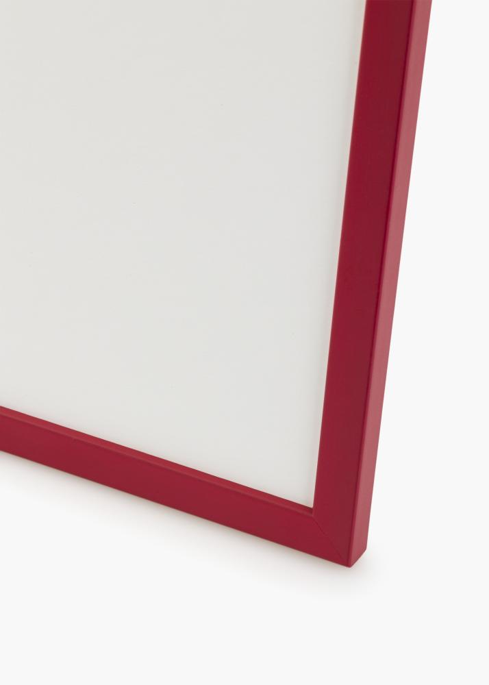 Cornice Edsbyn Rosso 30x40 cm - Passe-partout Nero 18x27 cm