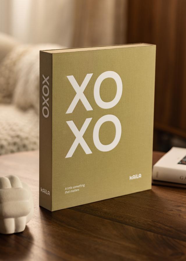 KAILA XOXO Vanilla - Coffee Table Photo Album (60 Pagine nere / 30 fogli)