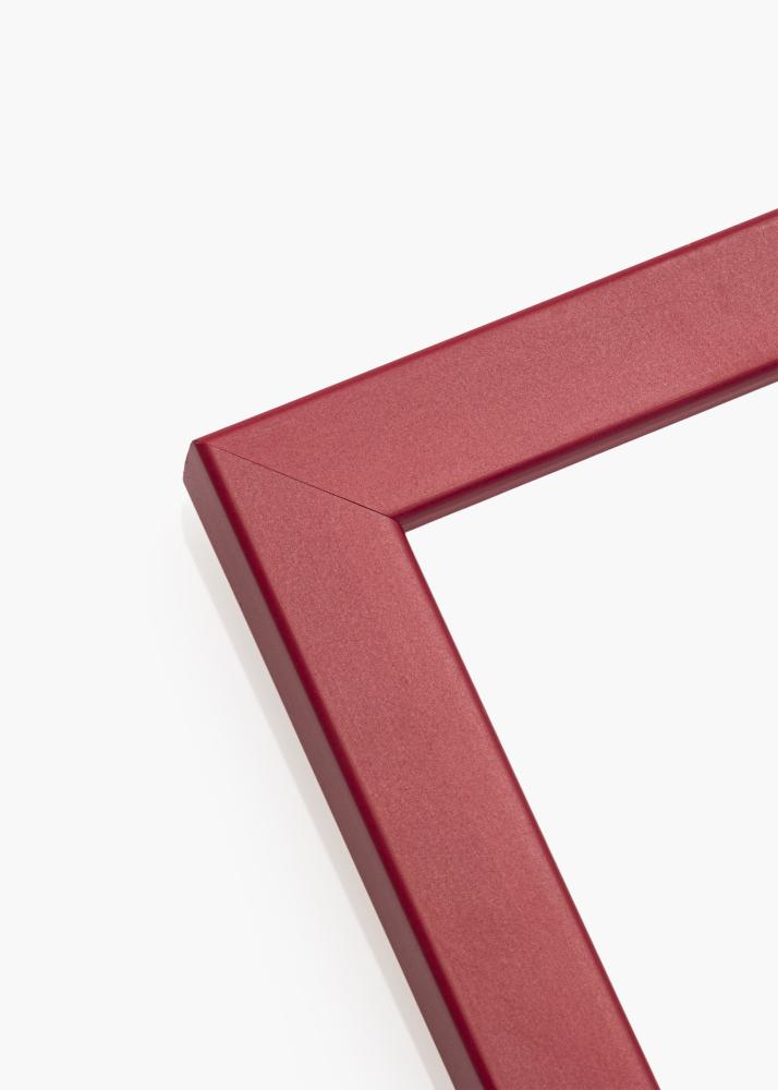 Cornice Edsbyn Rosso 30x40 cm - Passe-partout Nero 18x27 cm