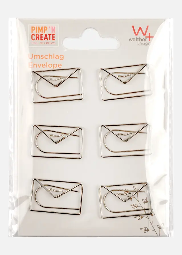 PAC Metallo Paperclip Envelope Silver