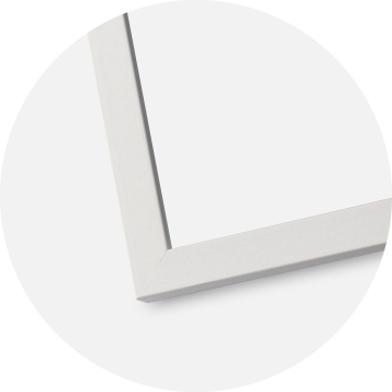 Cornice Edsbyn Bianco 35x50 cm - Passe-partout Bianco 9x12 inches