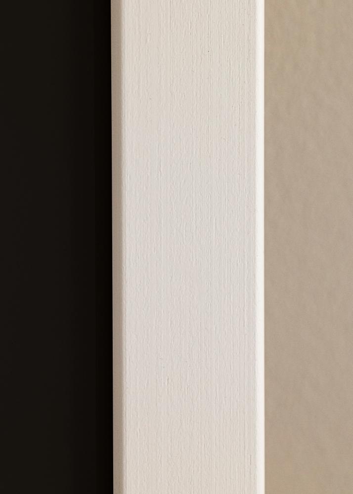 Cornice Trendline Bianco 60x70 cm - Passe-partout Nero 20x24 inches