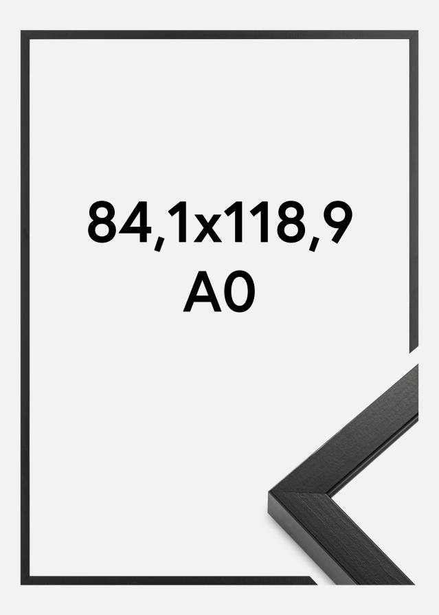 Cornice Amanda Scatola Vetro acrilico Nero 84,1x118,9 cm (A0)