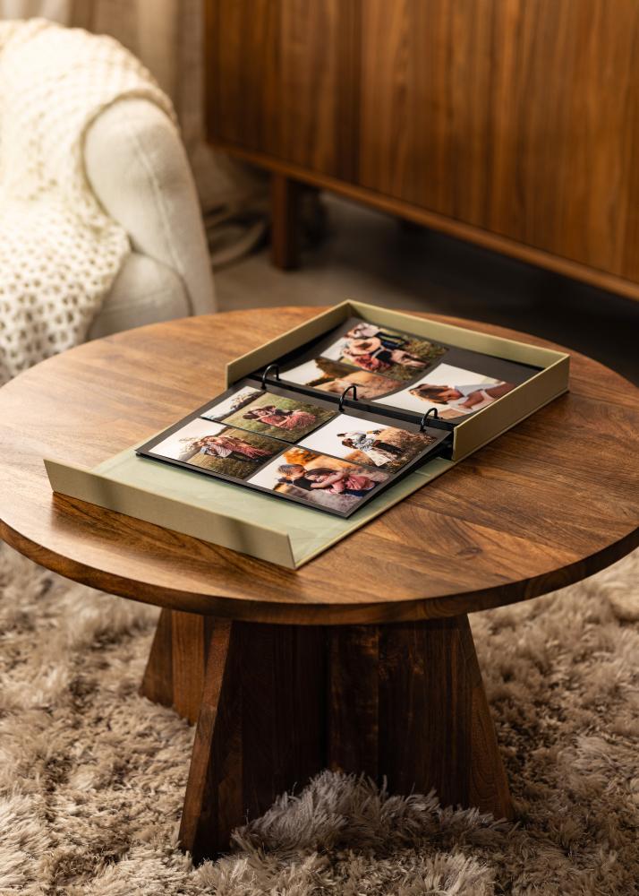 KAILA XOXO Vanilla - Coffee Table Photo Album (60 Pagine nere / 30 fogli)