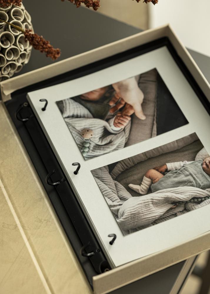 Fogli per KAILA Coffee Table Photo Album - Confezione da 30 Grigi