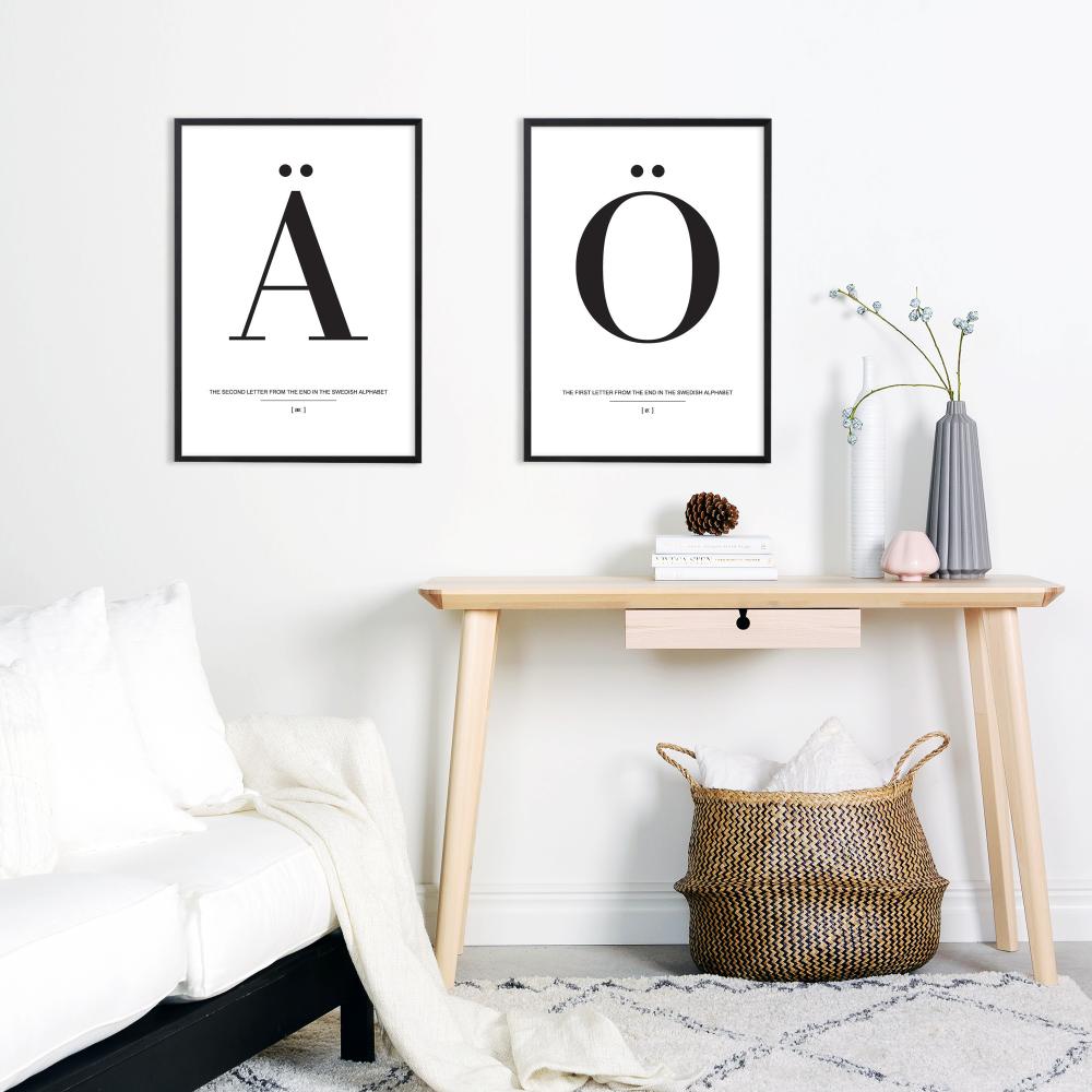 Letter Ö Poster