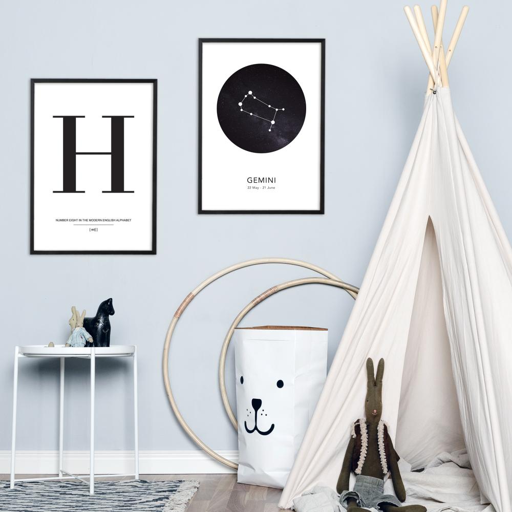 Letter H Poster