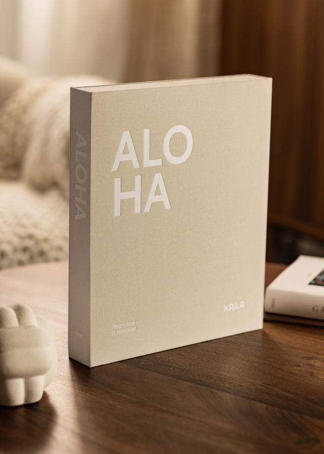 KAILA ALOHA - Coffee Table Photo Album (60 Pagine nere / 30 fogli)