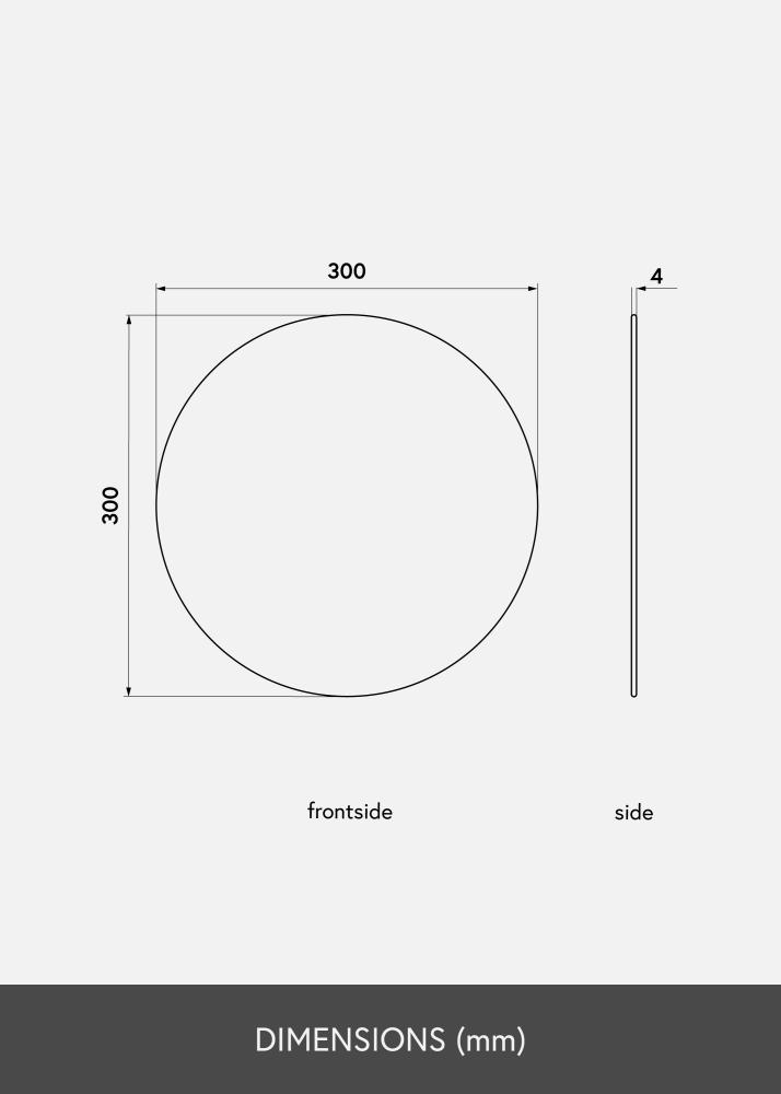 KAILA Rotondo Specchio 30 cm Ø