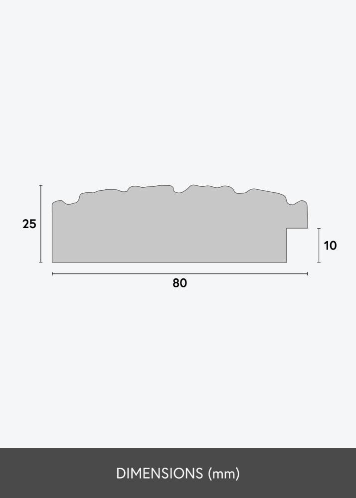 Cornice cad.ockholm Bianco - Dimensioni personalizzabili