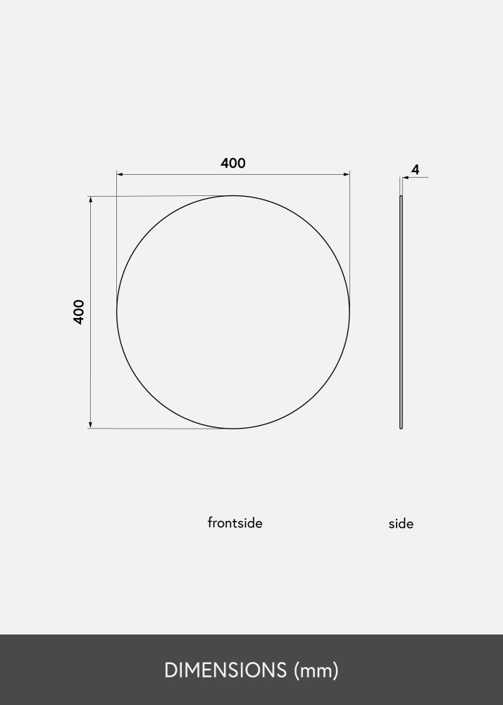 KAILA Rotondo Specchio 40 cm Ø