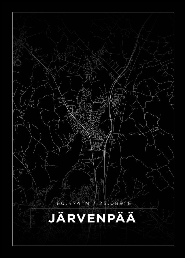 Mappa - Järvenpää - Poster nero