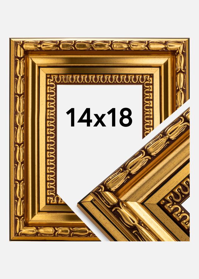 Cornice Birka Premium Oro 14x18 cm