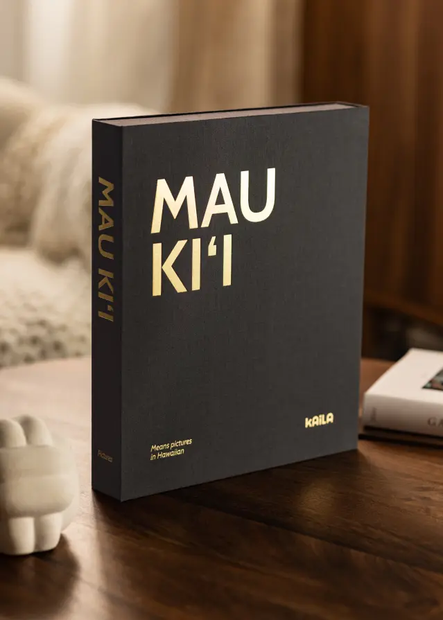 KAILA MAU KI'I - Coffee Table Photo Album (60 Pagine nere / 30 fogli)