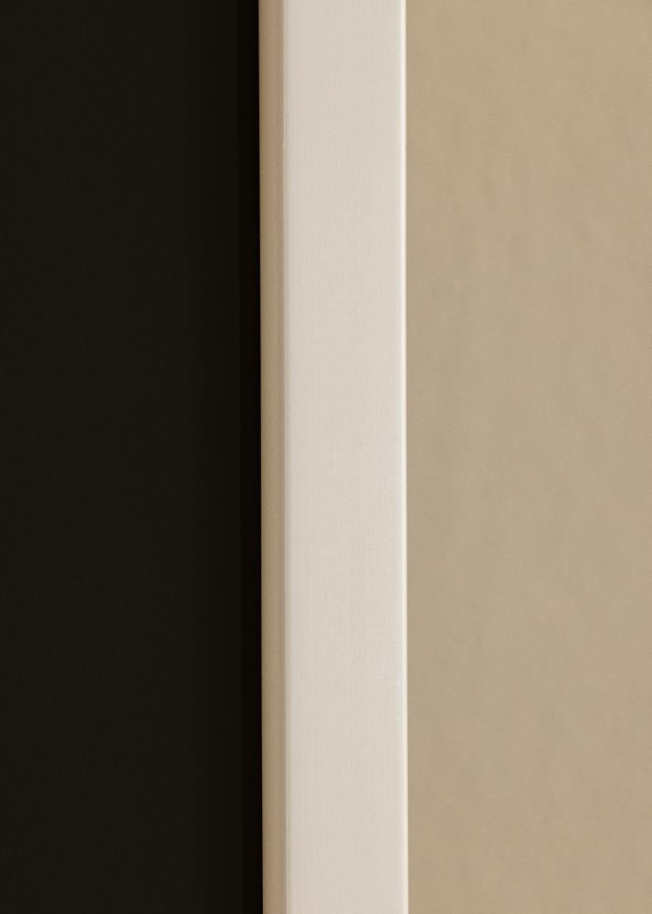 Cornice E-Line Bianco 30x40 cm - Passe-partout Nero 21x29,7 cm (A4)