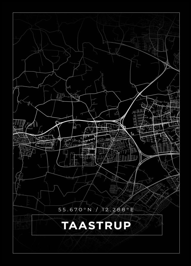 Mappa - Taastrup - Poster nero