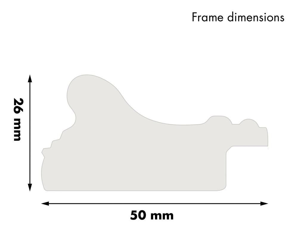 Cornice Rokoko Oro 20x30 cm