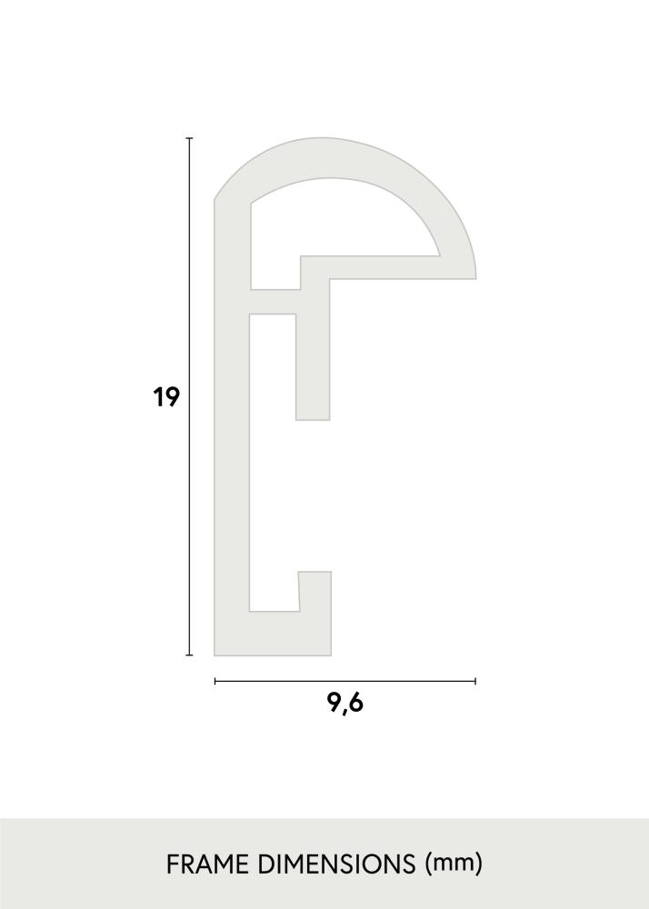 Cornice Galeria Argento 13x18 cm