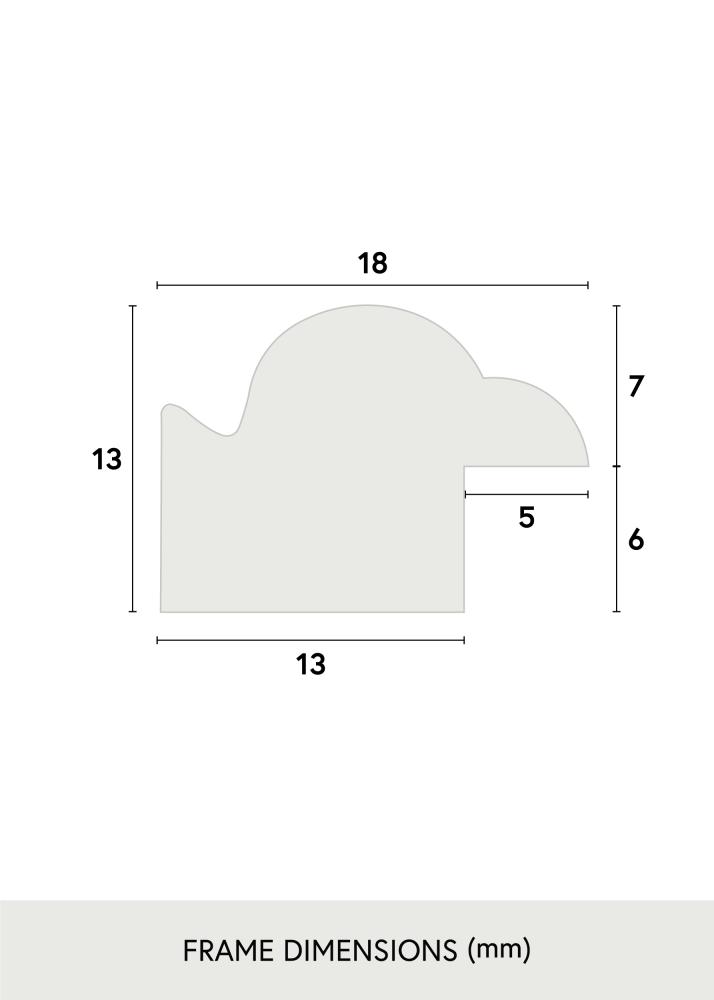 Specchio Line Bianco - Misure personalizzate