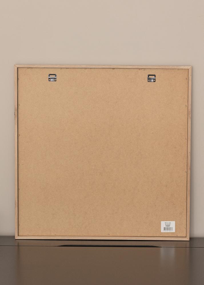 Specchio in rovere 62x62 cm