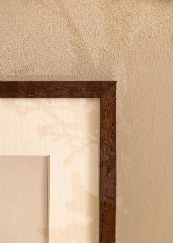 Cornice Ares Vetro Acrilico Teak 50x65 cm