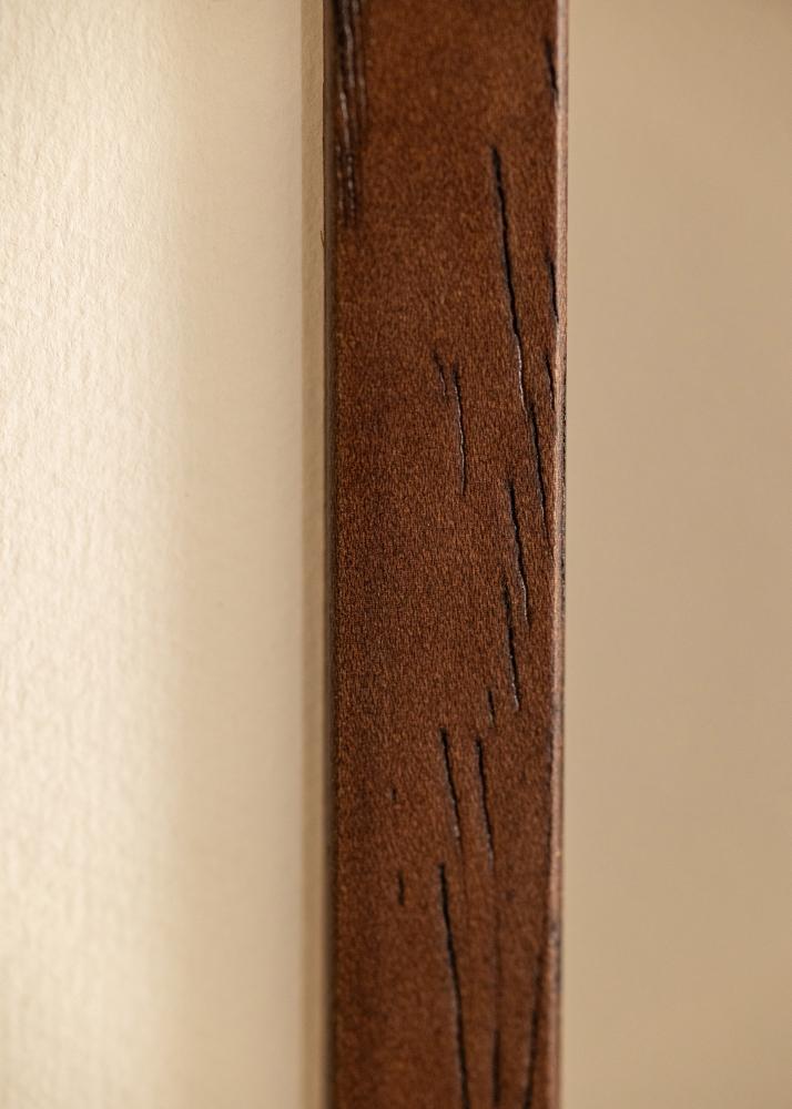 Cornice Ares Vetro Acrilico Teak 50x65 cm