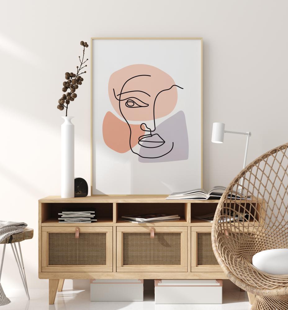 Abstract Face Multi Poster