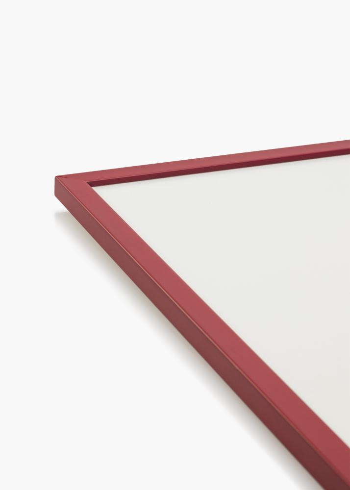 Cornice Edsbyn Rosso 50x60 cm - Passe-partout Bianco 15x20 inches