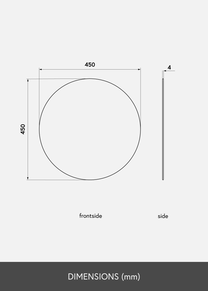 KAILA Rotondo Specchio 45 cm Ø