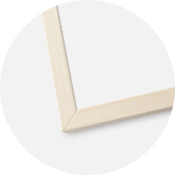 Cornice Edsbyn Acero 40x40 cm - Passe-partout Bianco 32x32 cm