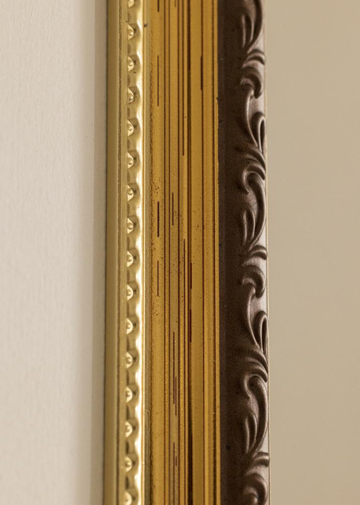 Cornice Abisko Vetro acrilico Oro 50x70 cm