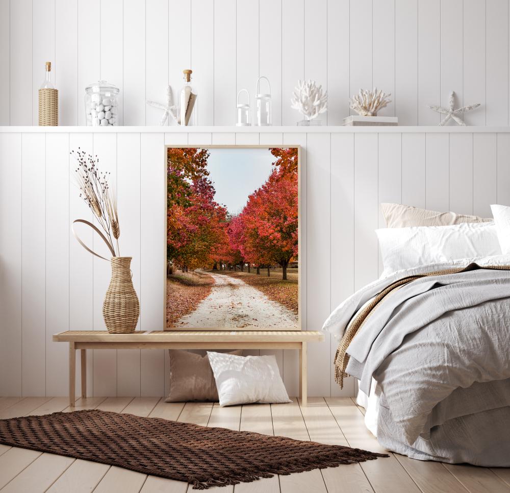 Autum Road Poster