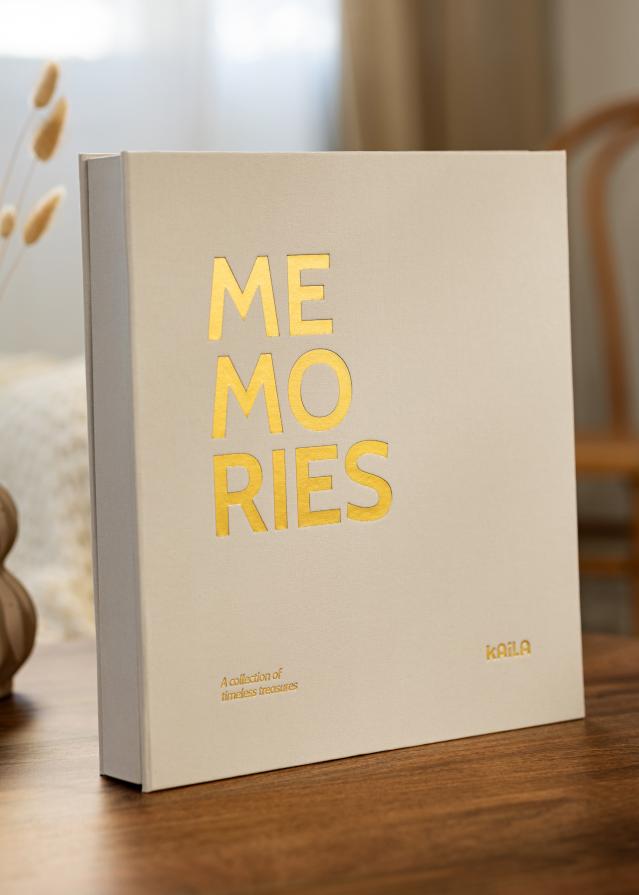 KAILA Fotoalbum Memories Creme - 600 Immagini in formato 11x15 cm