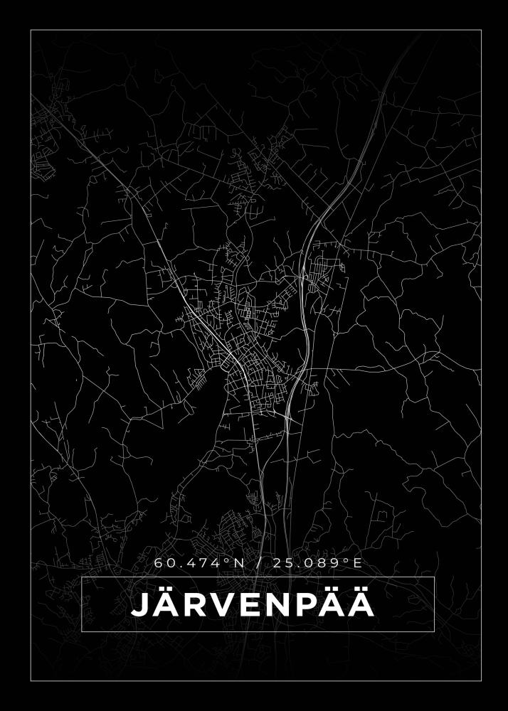 Mappa - Järvenpää - Poster nero