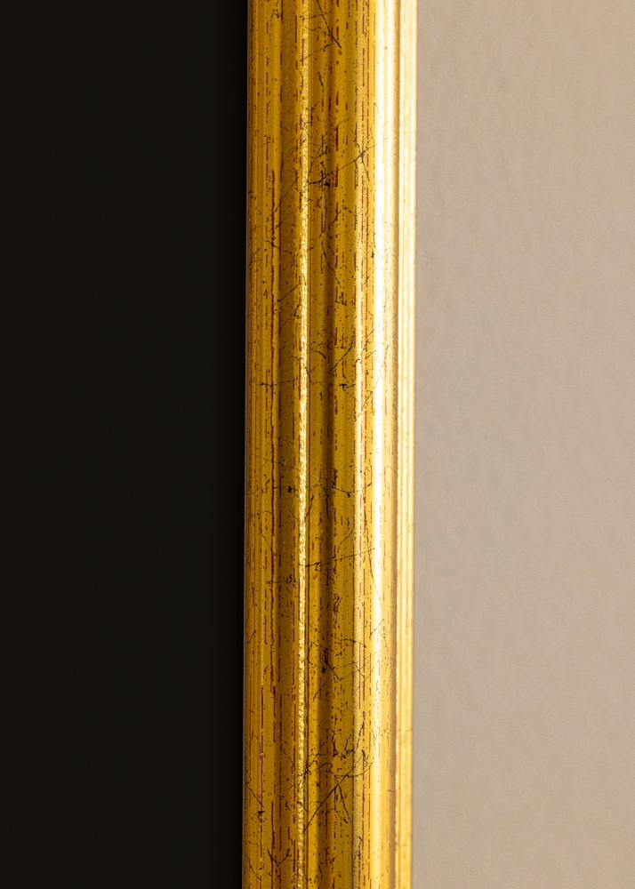 Cornice Västkusten Oro 42x59,4 cm (A2) - Passe-partout Nero 25x38 cm