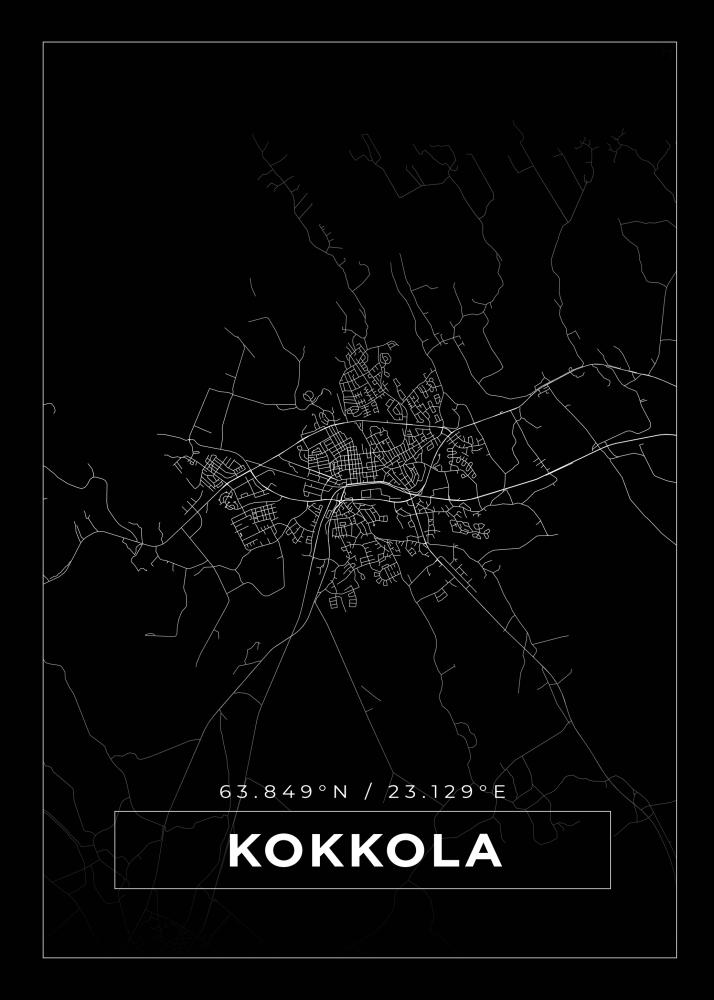 Mappa - Kokkola - Poster nero