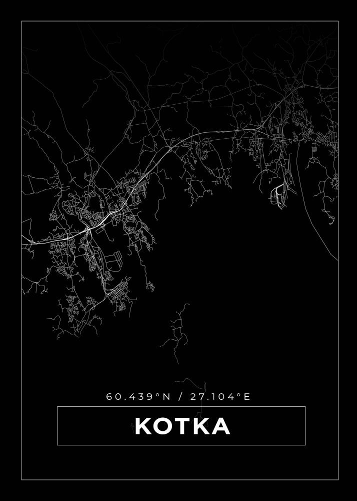 Mappa - Kotka - Poster nero