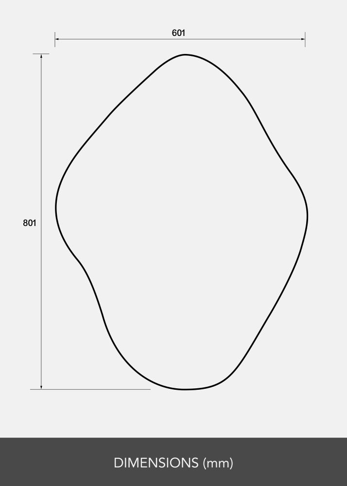 Specchio Biface 60x80 cm