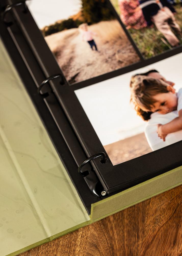 KAILA XOXO Olive - Coffee Table Photo Album (60 Pagine nere / 30 fogli)